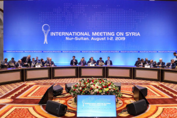 Фотография к новости: Участники Международной встречи по Сирии в Астанинском формате сделали совместное завление