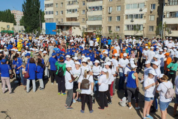 Фотография к новости: 10 тысяч павлодарцев очистили от мусора пойму реки Усолка и берег Иртыша