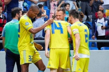 Фотография к новости: Видеообзор разгромной победы "Астаны" над "Валлеттой" в Лиге Европы 