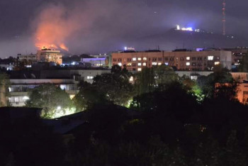 Фотография к новости: На месте пожара на Кок-Тобе обнаружен труп