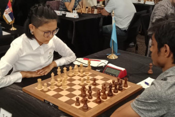 Фотография к новости: Гроссмейстер Бибисара Асаубаева: самой сложной была партия с Инияном