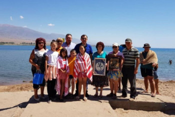 Фотография к новости: Дети из Арыси отдохнули на Иссык-Куле