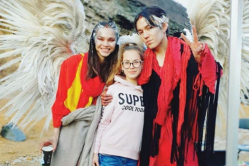 Фотография к новости: Ангел в красном: Димаш Кудайберген показал фанатам новый образ