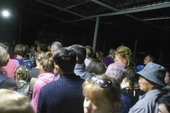 Фотография к новости: На границе "дело доходит до драки": как казахстанцы стремятся попасть на Иссык-Куль