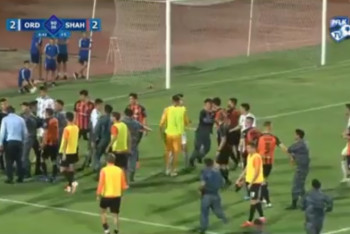 Фотография к новости: Со скандала начался 24-тур казахстанской футбольной Премьер-Лиги