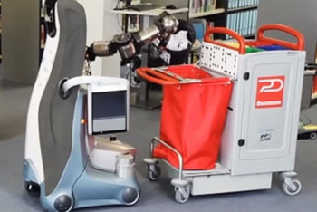 Фотография к новости: Роботы-уборщики на технологиях 5G вышли на работу в Китае