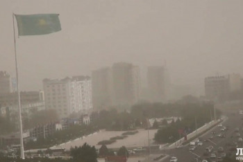 Фотография к новости: Мангистау накрыла пыльная буря