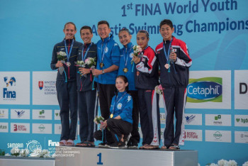 Фотография к новости: Казахстан взял золото чемпионата мира по артистическому плаванию среди молодёжи