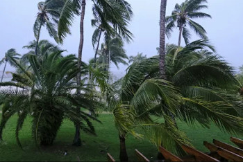 Фотография к новости: Видео урагана "Дориан" появилось в сети