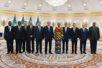 Фотография к новости: Токаев принял верительные грамоты у послов десяти стран