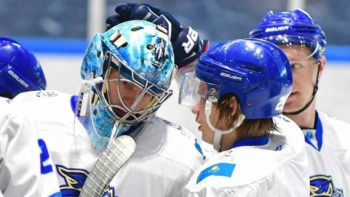 Фотография к новости: Фарм-клуб "Барыса" дебютировал в ВХЛ с поражения от российской команды