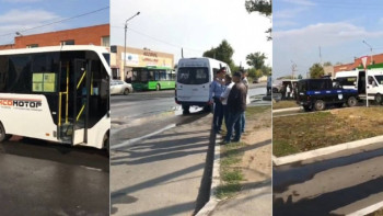 Фотография к новости: Маршрутку обстреляли в Павлодаре