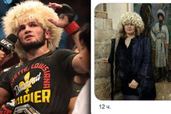 Фотография к новости: Дагестанки ответили флешмобом на слова Хабиба о ношении папахи