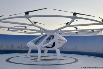 Фотография к новости: В Германии протестировали двухместное воздушное такси