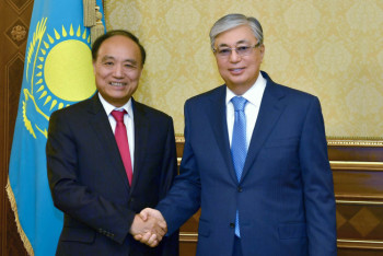 Фотография к новости: Токаев провел встречу с генсекретарем Международного союза электросвязи 