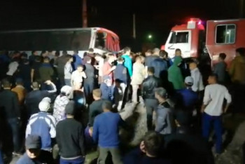 Фотография к новости: ДТП с поездом в Шамалгане: У водителя автобуса остались трое детей