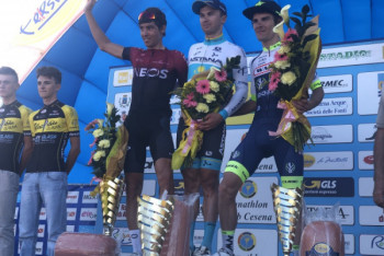 Фотография к новости: Казахстанец выиграл велогонку "Мемориал Марко Пантани"