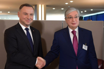 Фотография к новости: Токаев встретился с руководителями Польши, Грузии, Украины и Иордании