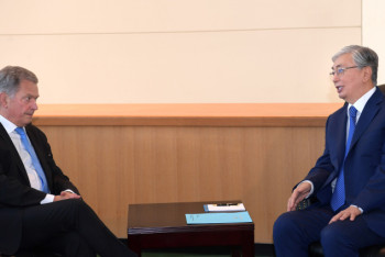 Фотография к новости: Глава государства провел встречи с президентами Финляндии и Молдовы