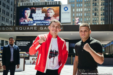 Фотография к новости: Стало известно точное время просмотра боя Головкин — Деревянченко в Казахстане