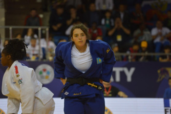 Фотография к новости: Казахстанская дзюдоистка завоевала "серебро" на юношеском чемпионате мира