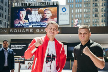 Фотография к новости: Бой Головкин - Деревянченко покажут в прямом эфире в РК 