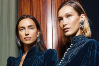 Фотография к новости: Ирина Шейк и Белла Хадид вышли на подиум в чапанах 