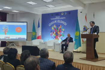 Фотография к новости: Социальную акцию "Акселератор добра" провела антикоррупционная служба Алматы 