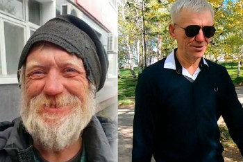 Фотография к новости: Костанайские вайнеры помогли бездомному преобразиться