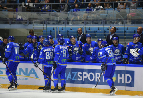 Фотография к новости: "Барыс" дома уступил рижскому "Динамо" в овертайме