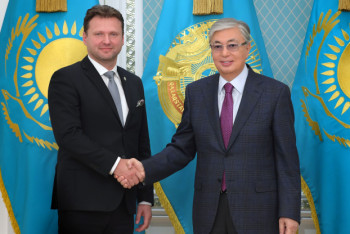 Фотография к новости: Токаев провел встречу с председателем палаты депутатов Чехии