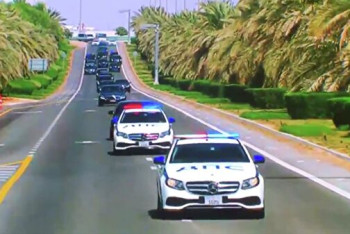 Фотография к новости: Посольство в ОАЭ объяснило сопровождение кортежа Путина машинами "ДПС"