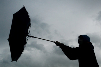 Фотография к новости: Штормовое предупреждение объявлено в четырех областях Казахстана 