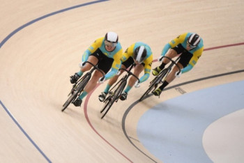 Фотография к новости: Казахстанец завоевал "золото" на чемпионате Азии по велоспорту на треке