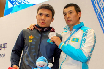 Фотография к новости: Казахстан завоевал первую медаль на Всемирных военных играх в Китае