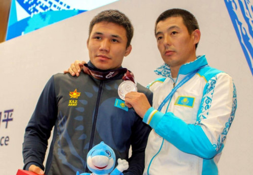 Фотография к новости: Казахстан завоевал первую медаль на Всемирных военных играх в Китае