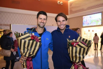 Фотография к новости: Надаль одержал победу над Джоковичем в историческом матче в Нур-Султане