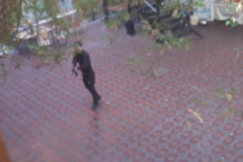 Фотография к новости: Появилось новое видео с места перестрелки в Шымкенте