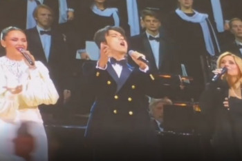 Фотография к новости: В Сети появилось видео-номера Димаша Кудайбергена и Лары Фабиан с вечера Игоря Крутого