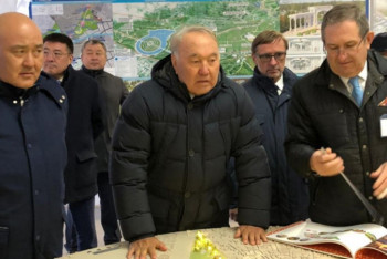 Фотография к новости: "Городище Культобе" презентовали Елбасы в Туркестане