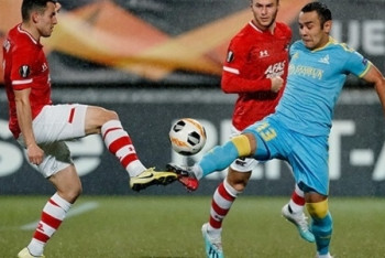 Фотография к новости:  "Астана" проиграла "АЗ Алкмар" со счетом 11:0 в Лиге Европы 