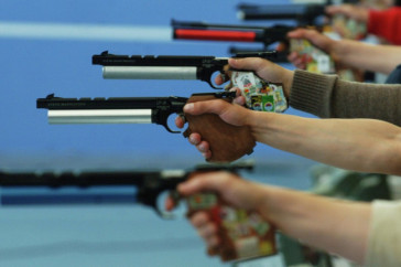 Фотография к новости: Казахстанец завоевал второе золото чемпионата Азии по спортивной стрельбе