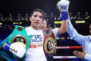 Фотография к новости: Жанибек Алимханулы вошел в топ-15 рейтинга WBC после победы нокаутом