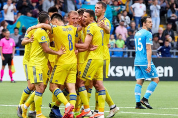 Фотография к новости: Сборная Казахстана по футболу прибыла в Сан-Марино