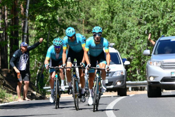 Фотография к новости: Три олимпийские лицензии завоевала казахстанская команда по велоспорту на шоссе