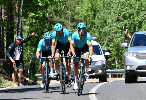 Фотография к новости: Три олимпийские лицензии завоевала казахстанская команда по велоспорту на шоссе