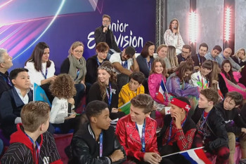 Фотография к новости: "Немного волнуюсь": Ержан Максим принял участие в пресс-конференции Junior Eurovision