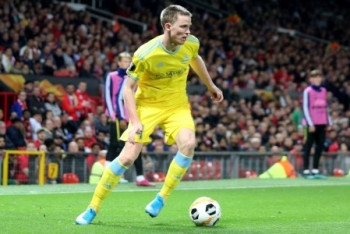 Фотография к новости: Ключевой игрок пропустит игру с "Манчестер Юнайтед" в Нур-Султане