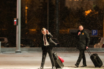 Фотография к новости: "Манчестер Юнайтед" прилетел в Нур-Султан