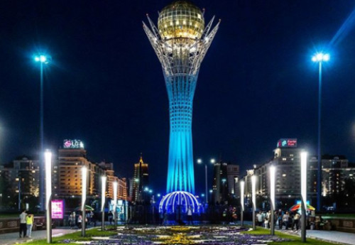 Фотография к новости: "Байтерек" поменяет подсветку перед матчем "Астана" - "Манчестер Юнайтед" 